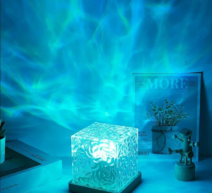 AuroraGlow – 16 Farben & Flammenlicht