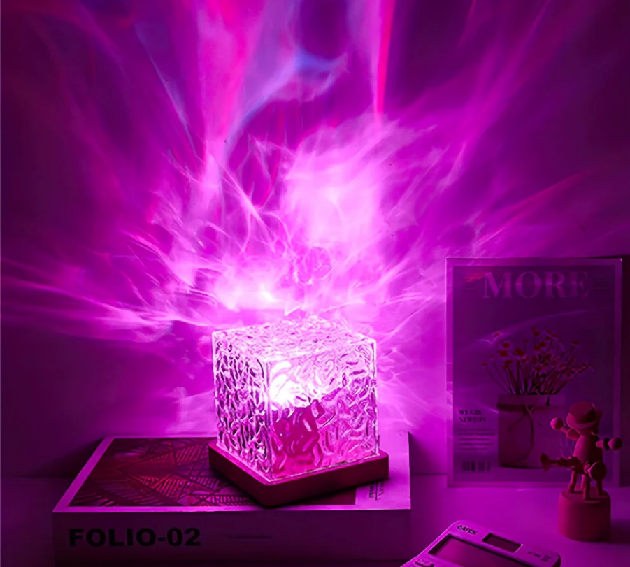 AuroraGlow – 16 Farben & Flammenlicht